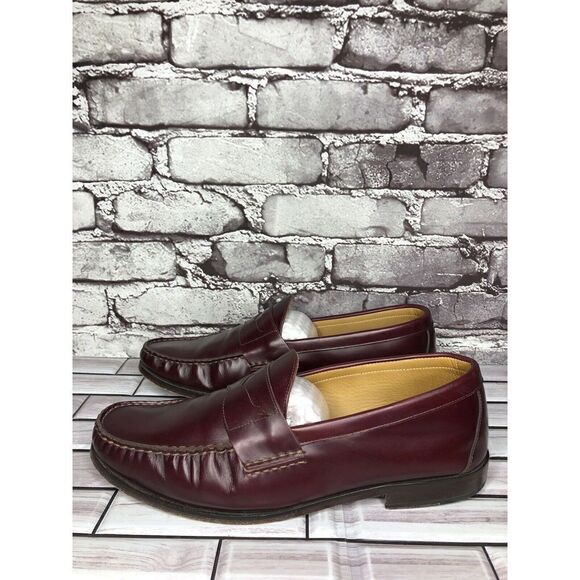 Jack Erwin Charlie Burgundy Leather Penny Loafers Dress Shoes Men Sz 9.5 US/43EU main image 16